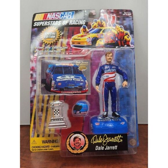 Vintage 1997 Toy Biz NASCAR Superstars of Racing Dale Jarrett Action Figure - Picture 1 of 8